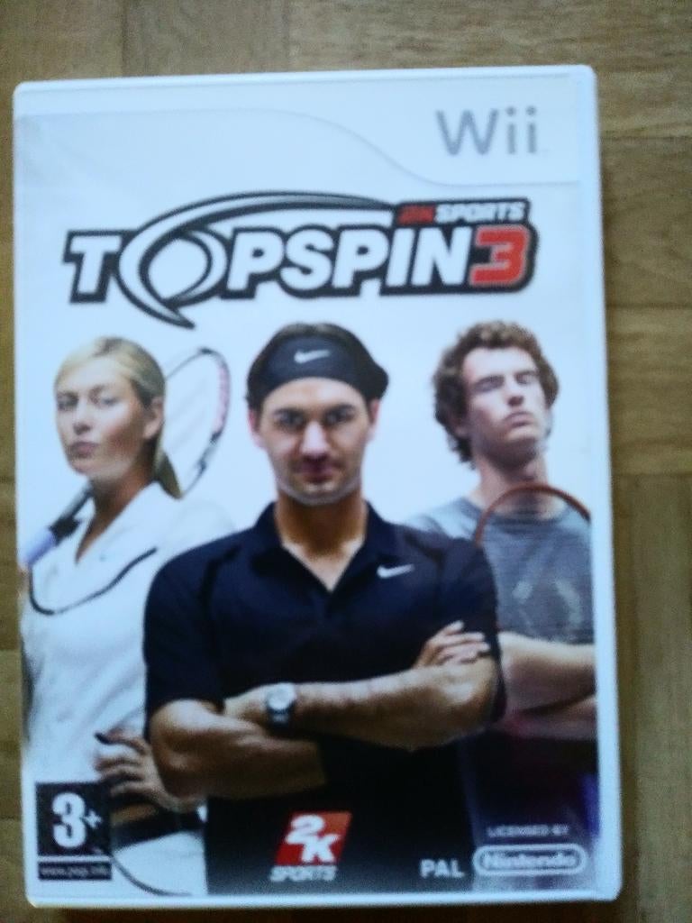 Topspin 3, jeu de tennis pour toute la famille, Wii ou Wii U, Enlèvement ou Envoi, À partir de 3 ans, 3 joueurs ou plus, Sport