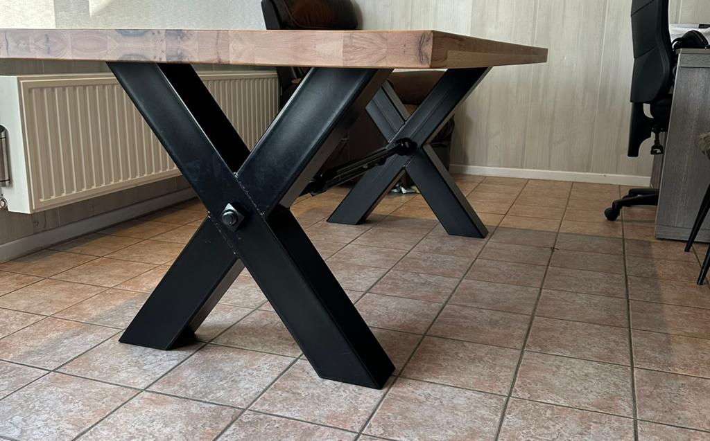 Design tafel impresa 200x100 cm, Huis en Inrichting, Ophalen, 100 tot 150 cm, 200 cm of meer, Zo goed als nieuw