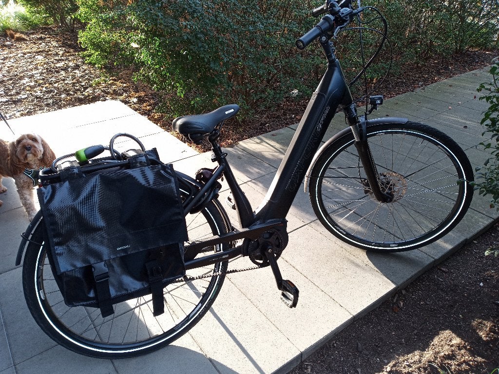 2 Dezelfde Electrische Oxford-Dames-Fietsen (Wit & Zwart), Zo goed als nieuw, Minder dan 47 cm, 50 km per accu of meer, Ophalen