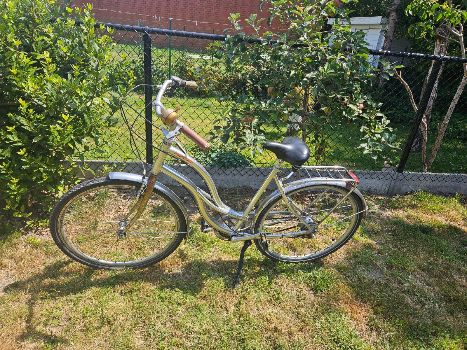 Stadsfiets dames, Ophalen