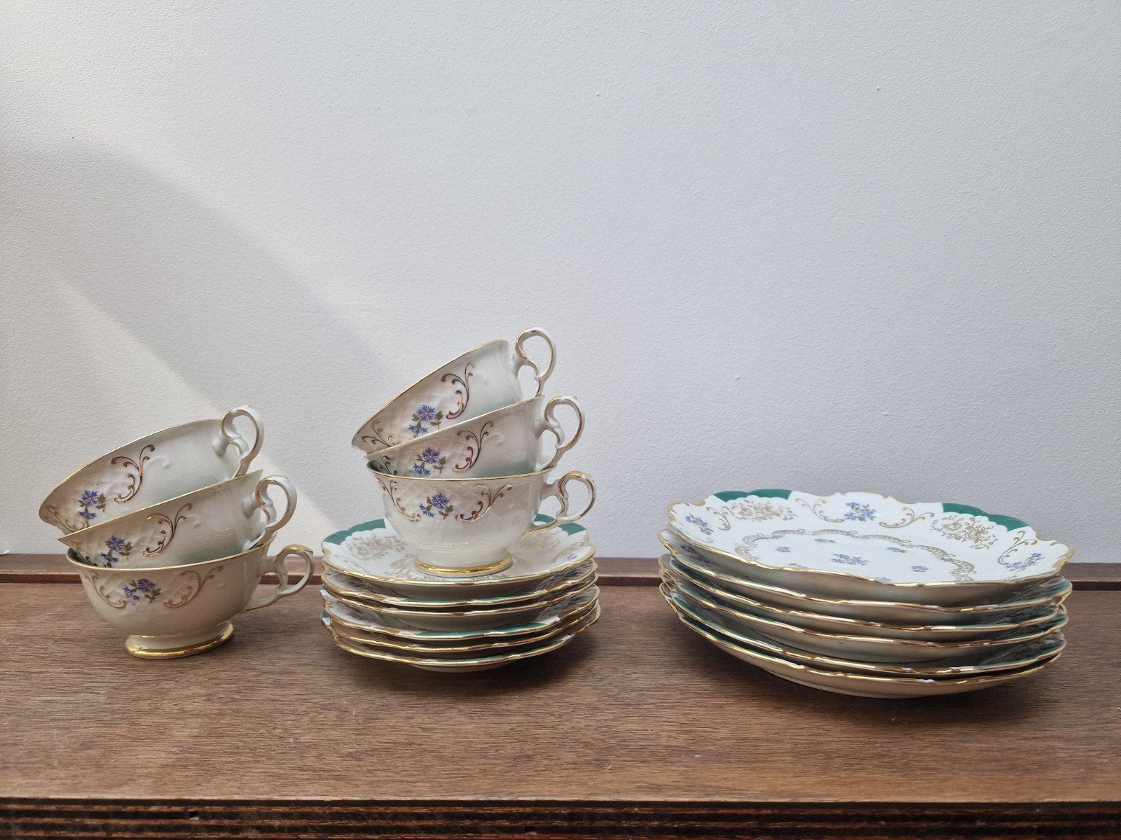 Winterling Bavaria B3 – 18‑delige vintage koffieset, Antiquités & Art, Enlèvement