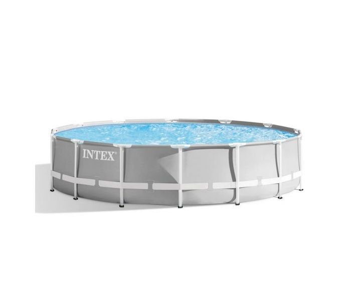 Intex Prism Frame Premium Pool Set (4,27x1,07 m) - compleet, Ophalen, Gebruikt, 80 tot 120 cm, Rond