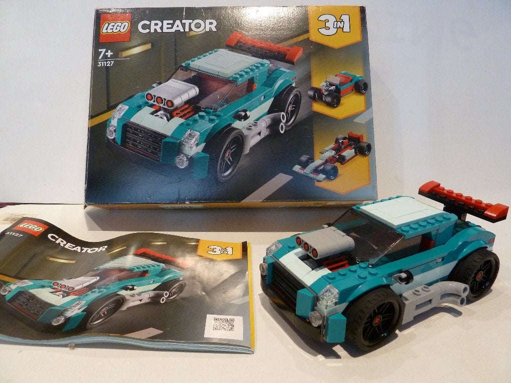 Lego Creator 3 in 1 31127 Street Racer, Inclusief instructies, Lego, Ophalen of Verzenden, Zo goed als nieuw