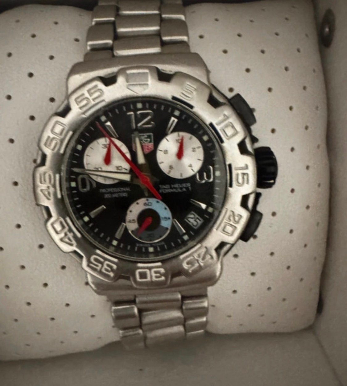 TAG Heuer Formula 1 Chronographe quartz, Ophalen of Verzenden, Zo goed als nieuw, Staal, Staal