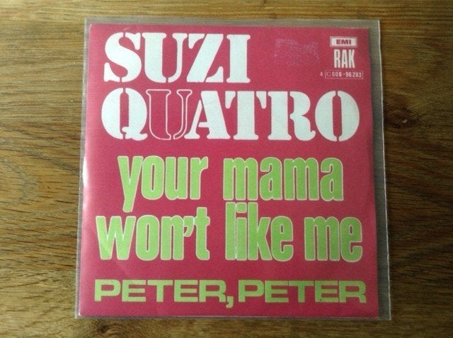 single suzi quatro, Enlèvement ou Envoi, Rock et Metal, Housse de protection extérieure, 7 inch