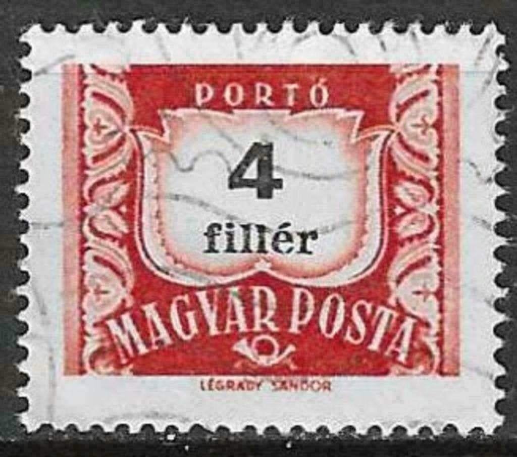 Hongarije 1958/1969 - Yvert 216ATX - Taxzegel (ST), Postzegels en Munten, Verzenden, Gestempeld
