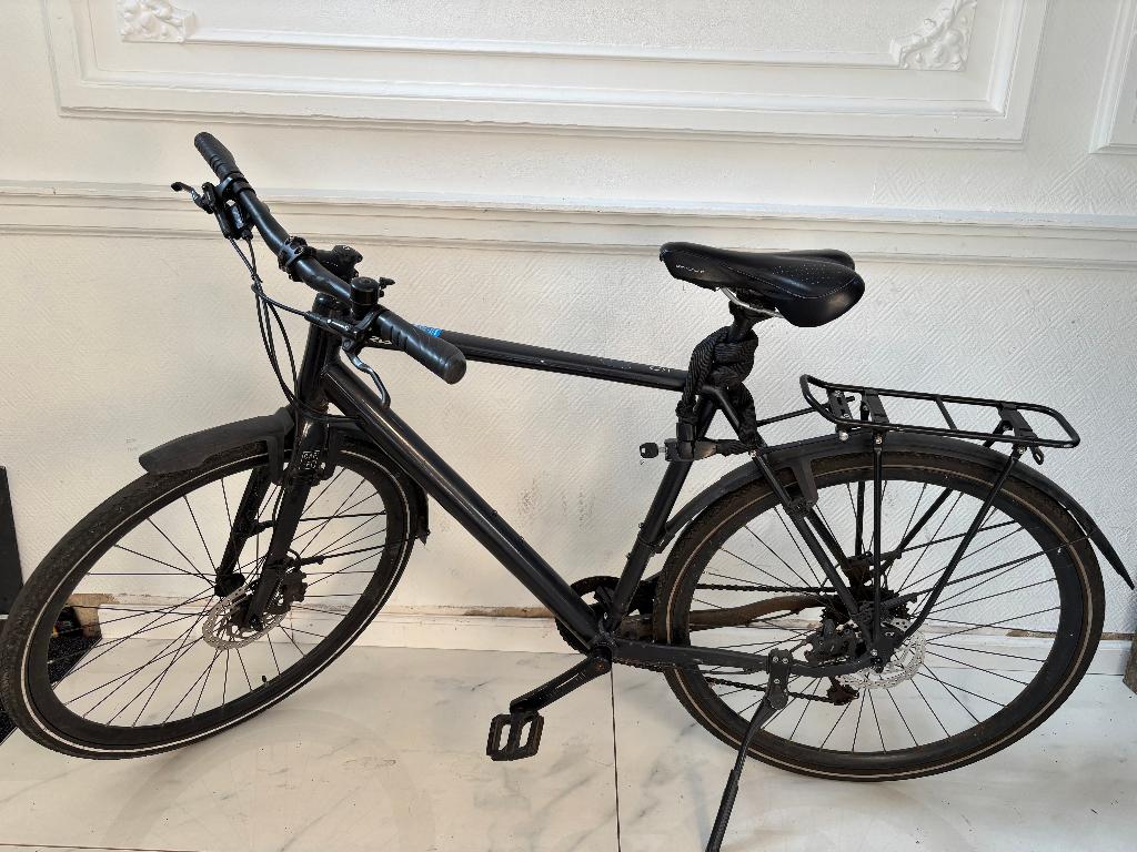 herenfiets / jongensfiets, Fietsen en Brommers, Gebruikt, Versnellingen, Schijfrem, 53 tot 57 cm
