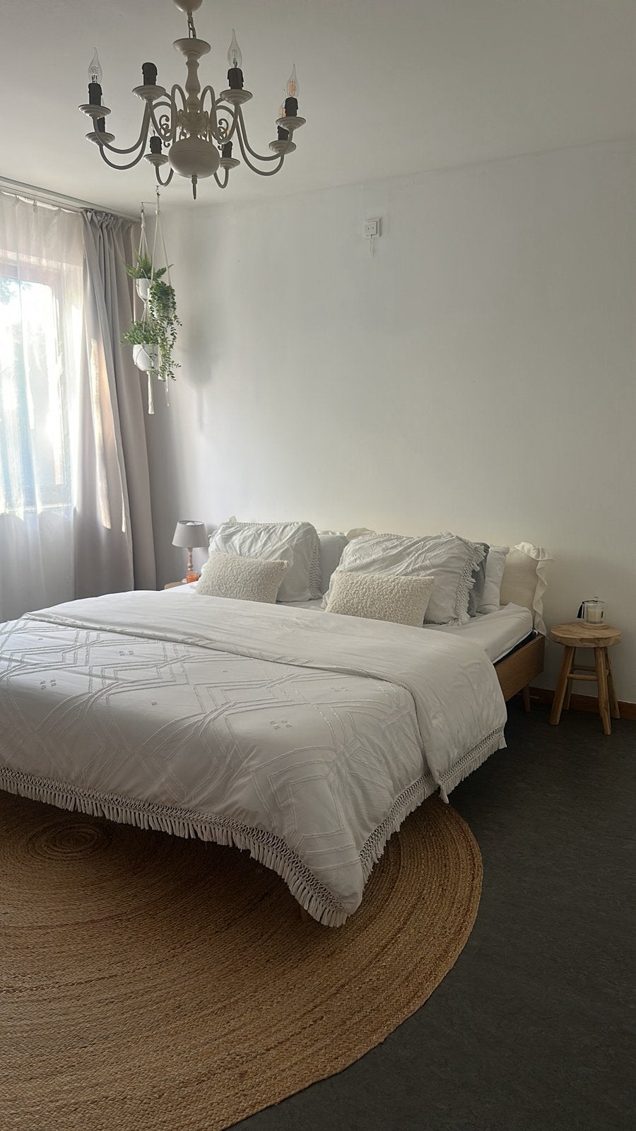 Bed en matras 180x200, Ophalen, Zo goed als nieuw