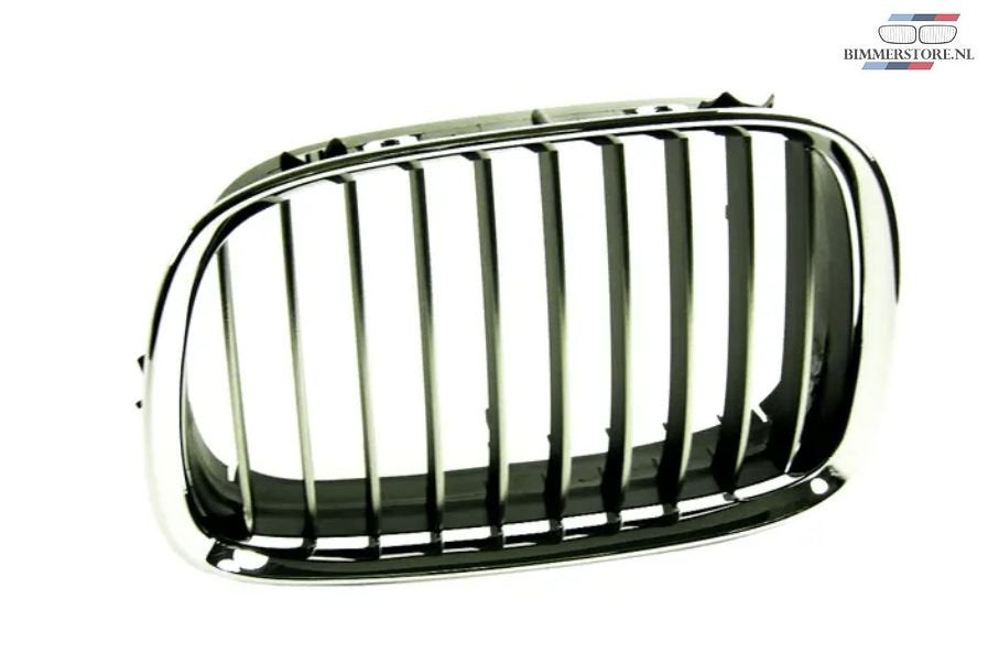 Grille links chroom zwart spijlen BMW 5 serie E39 5113818453, -, -, Nieuw, Ophalen of Verzenden