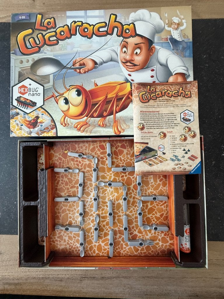 Gezelschapsspel: La Cucaracha, 1 ou 2 joueurs, Enlèvement, Comme neuf, Ravensburger