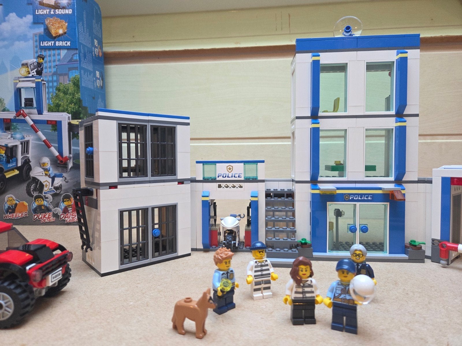 Lego city politiebureau 60246, Ophalen, Inclusief doos, Lego, City