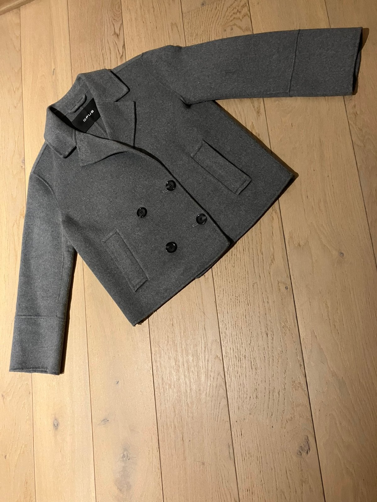 Veste pour femme,  la taille, tissu en laine., Gris, Enlèvement ou Envoi, Taille 36 (S), Comme neuf
