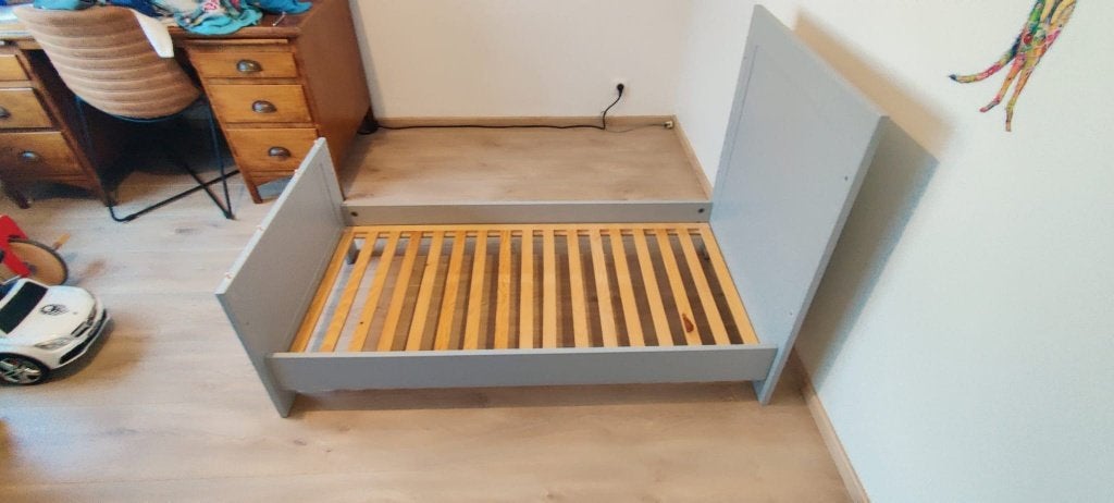 Kinderbed 140/70 inclusief matras en accessoires, Kinderen en Baby's, Ophalen, Gebruikt, 70 tot 85 cm, 140 tot 160 cm