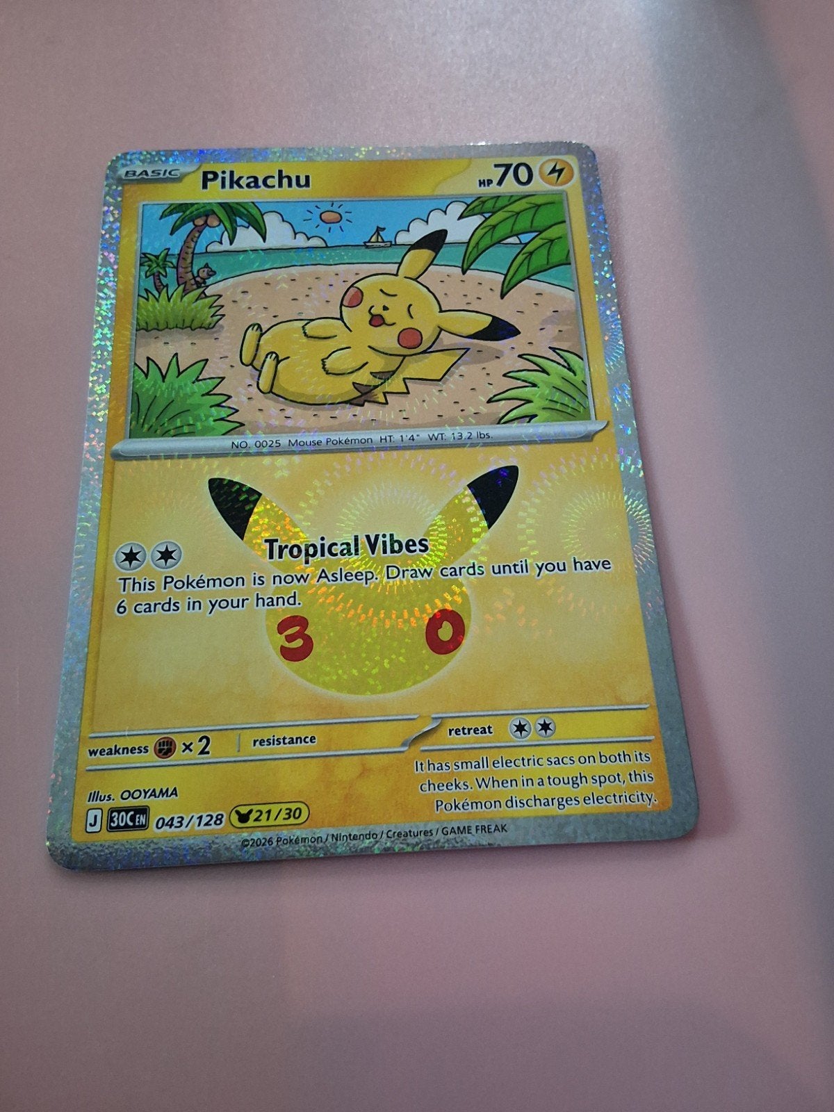 pikachu 043/128, Ophalen