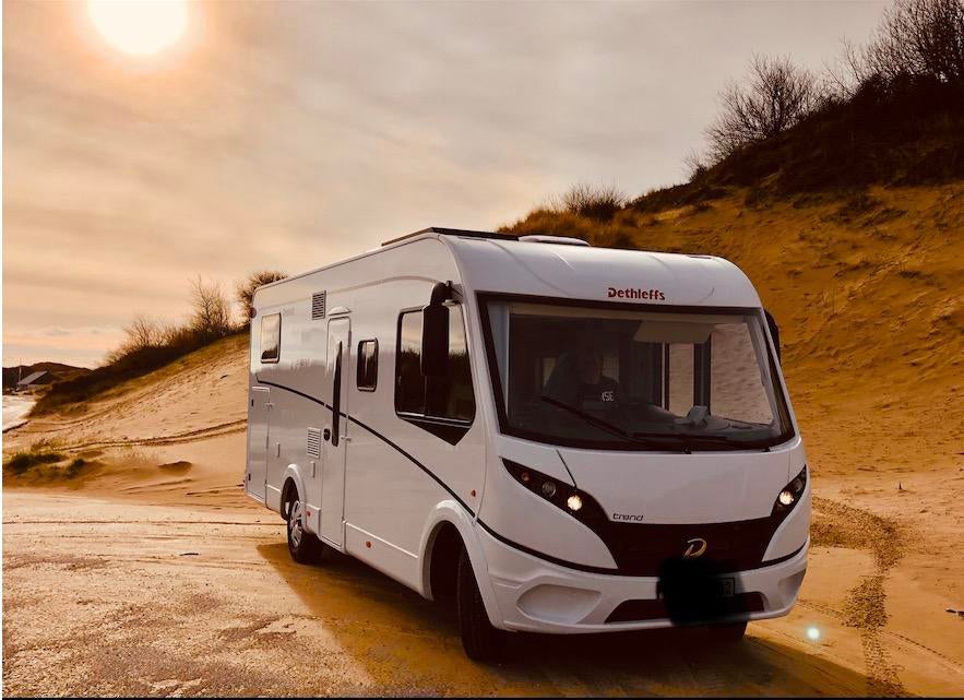 Dethleffs Integraal Camper Trend 7057 EBL, Caravans en Kamperen, Mobilhomes, Particulier, Integraal, Dethleffs, Fiat, Diesel, Automaat