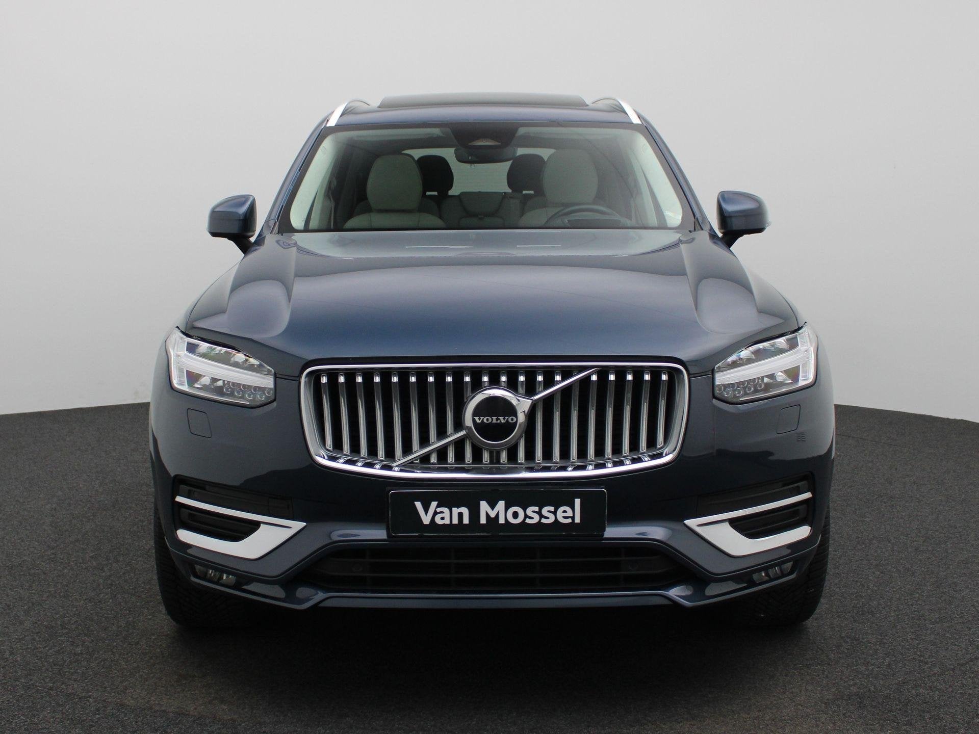 Volvo XC90 2.0 B5 D 4WD Ultimate Bright Aut., Auto's, Stof, Gebruikt, 4 cilinders, Blauw