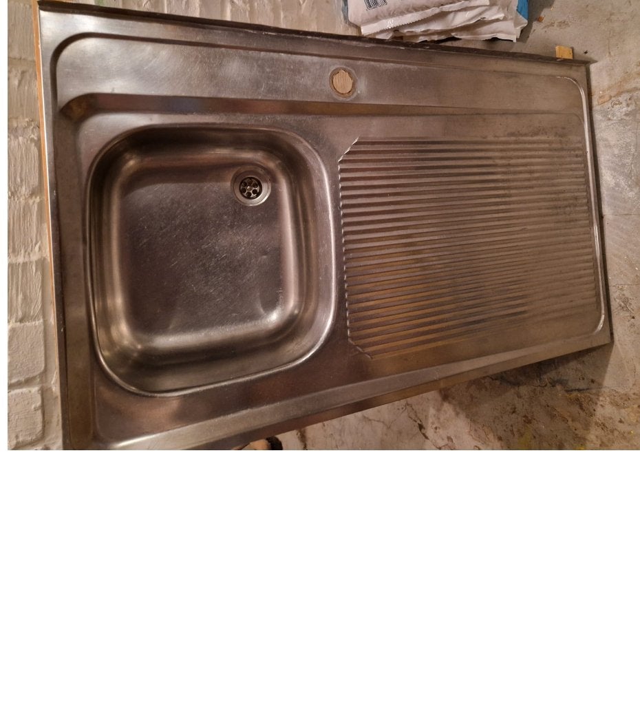 spoeltafel, Ophalen, Gebruikt, Inox Meubilair