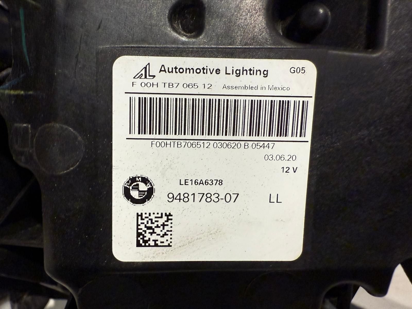 BMW X5 G05 KOPLAMP VOLL LED LINKS 9481783-07, Auto-onderdelen, Gebruikt, -, -, Ophalen of Verzenden