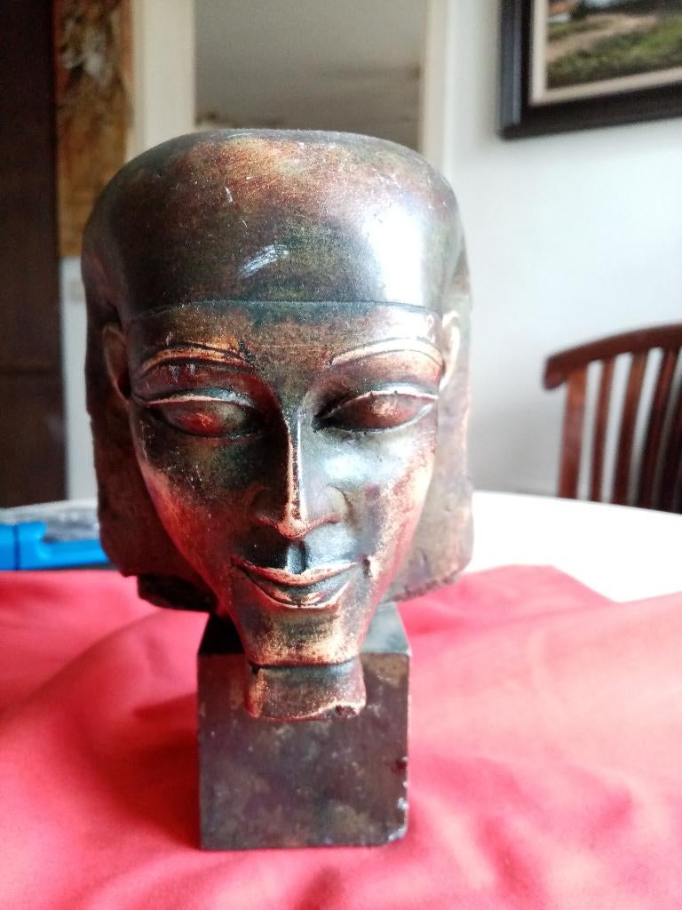 Boedha hoofd., Antiek en Kunst, Ophalen