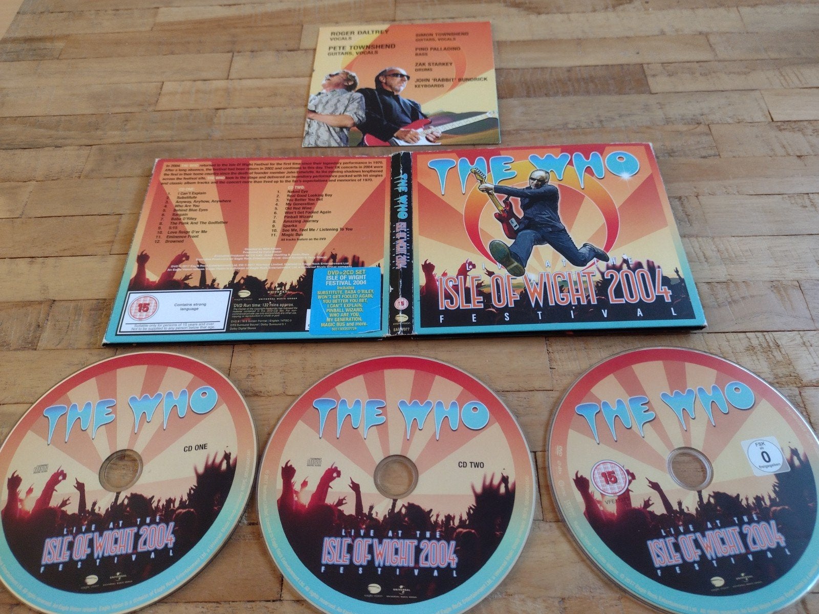 2 CD + DVD: THE WHO: ISLE OF WIGHT FESTIVAL 2004, CD & DVD, CD | Rock, Enlèvement ou Envoi, Album live, Comme neuf, Rock classique
