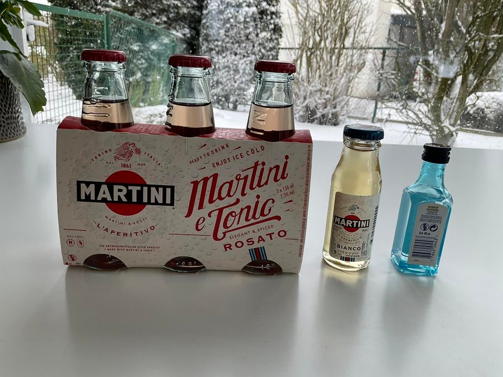 5 miniflesjes martini, Ophalen of Verzenden, Nieuw