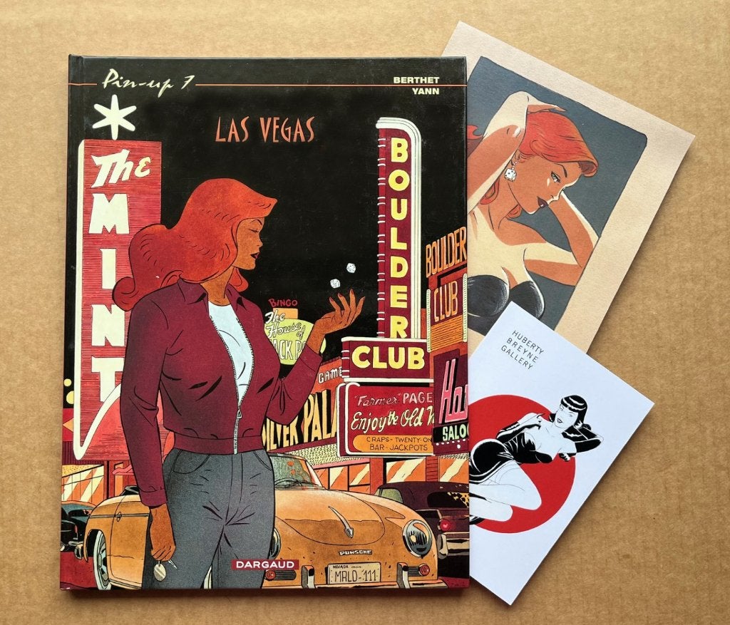Pin-up T7 + Bonus - Las Vegas - Berthet - EO2001 - Dargaud, Boeken, Stripverhalen, Verzenden