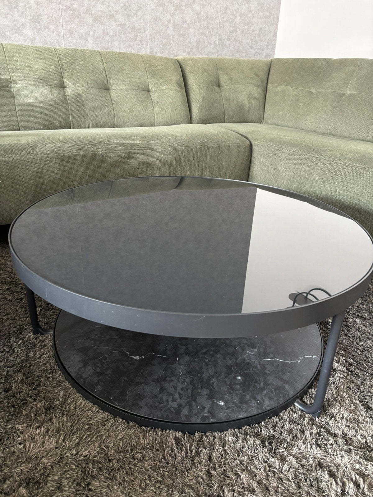 Salontafel marmer look, Ophalen, Zo goed als nieuw