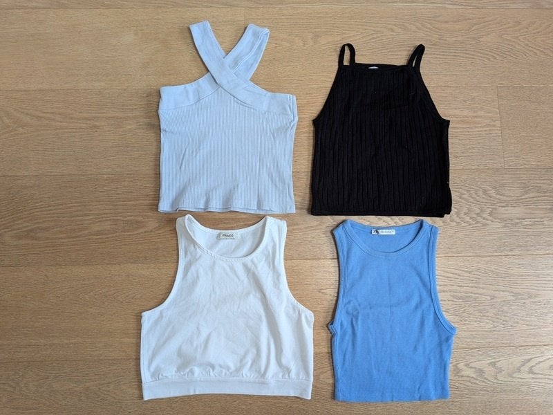 tops / t-shirts sans manches fille - taille 152 (12 ans), Enlèvement, Utilisé, Fille