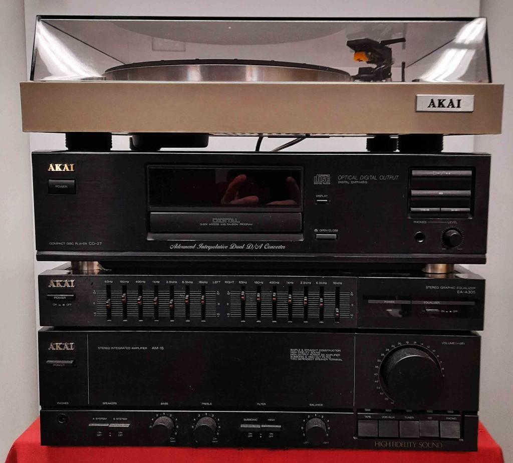 AKAI set in pracht staat. alles  apart te koop/beluisteren, Audio, Tv en Foto, Stereoketens, Zo goed als nieuw, Akai, Ophalen of Verzenden