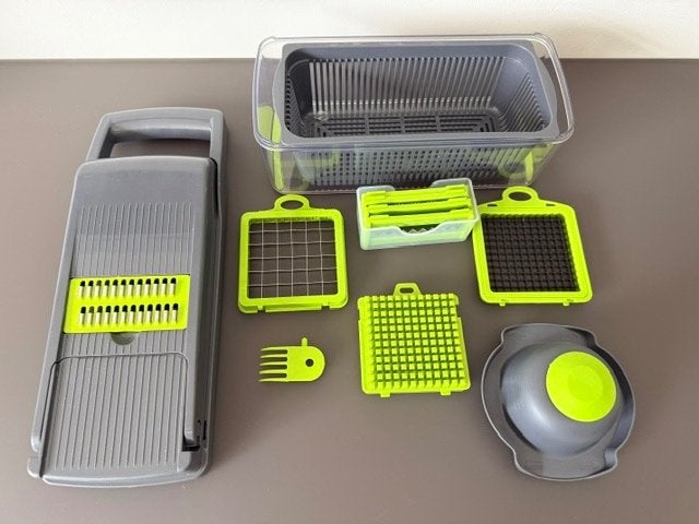 Multifunctionele Groentesnijder -> Nieuw!, Huis en Inrichting, Snijmachine, Ophalen of Verzenden, Nieuw, Groen