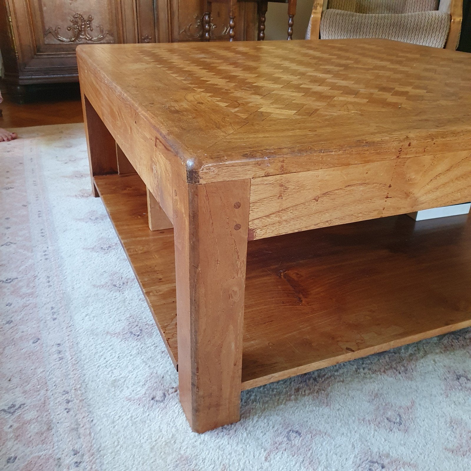 Table basse salon chêne, Enlèvement, Chêne