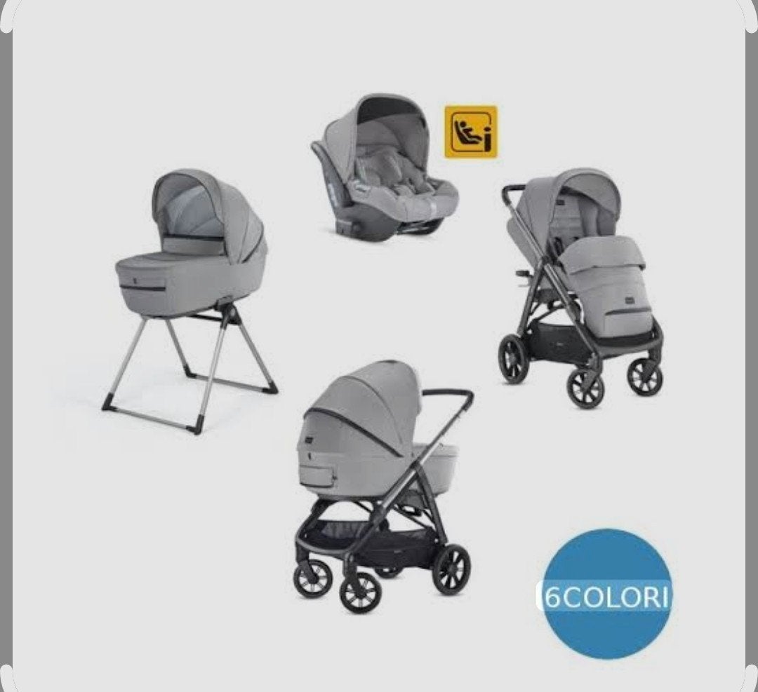 Trio Inglesina Aptica 2021- poussette + nacelle + siège auto, Enlèvement, Poussette