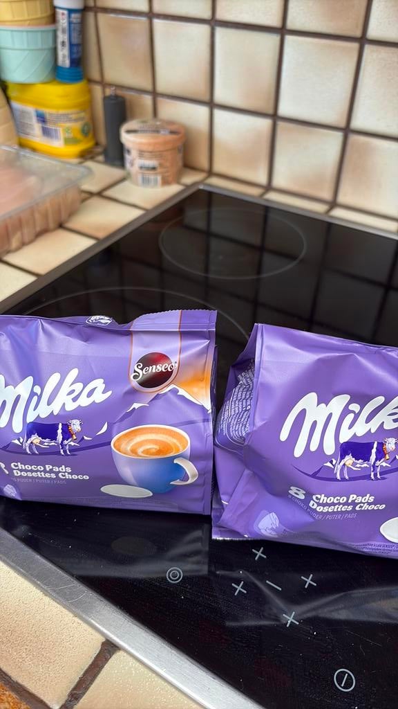 2 packet dosette Milka Choco, Ophalen