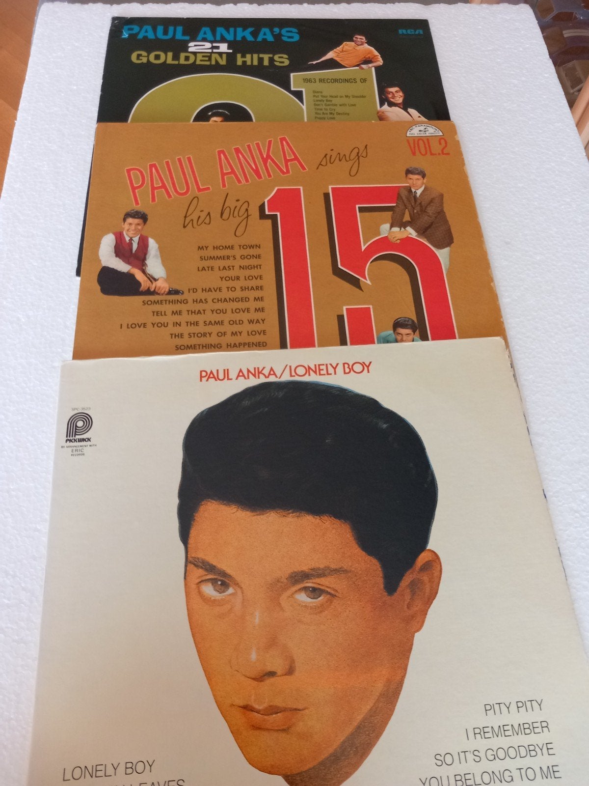 PAUL ANKA. IT ONLY LASTS FOE A LITTLE WHILE. VG+ USA 3 LP'S, Ophalen of Verzenden, LP