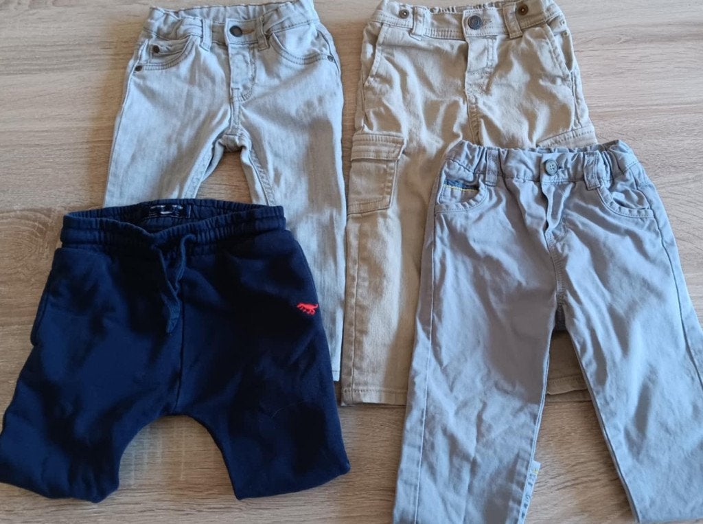 Set 4 broeken maat 86, Kinderen en Baby's, Babykleding | Maat 86, Ophalen, Gebruikt, Jongetje