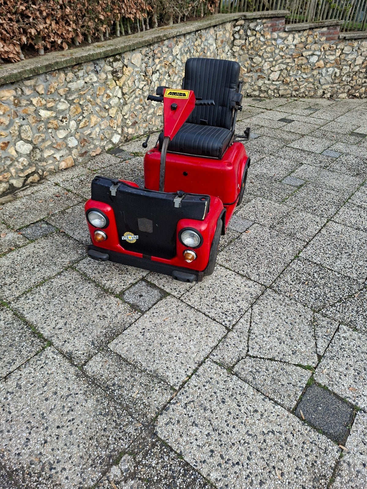 Batricar vintage scootmobiel, Ophalen
