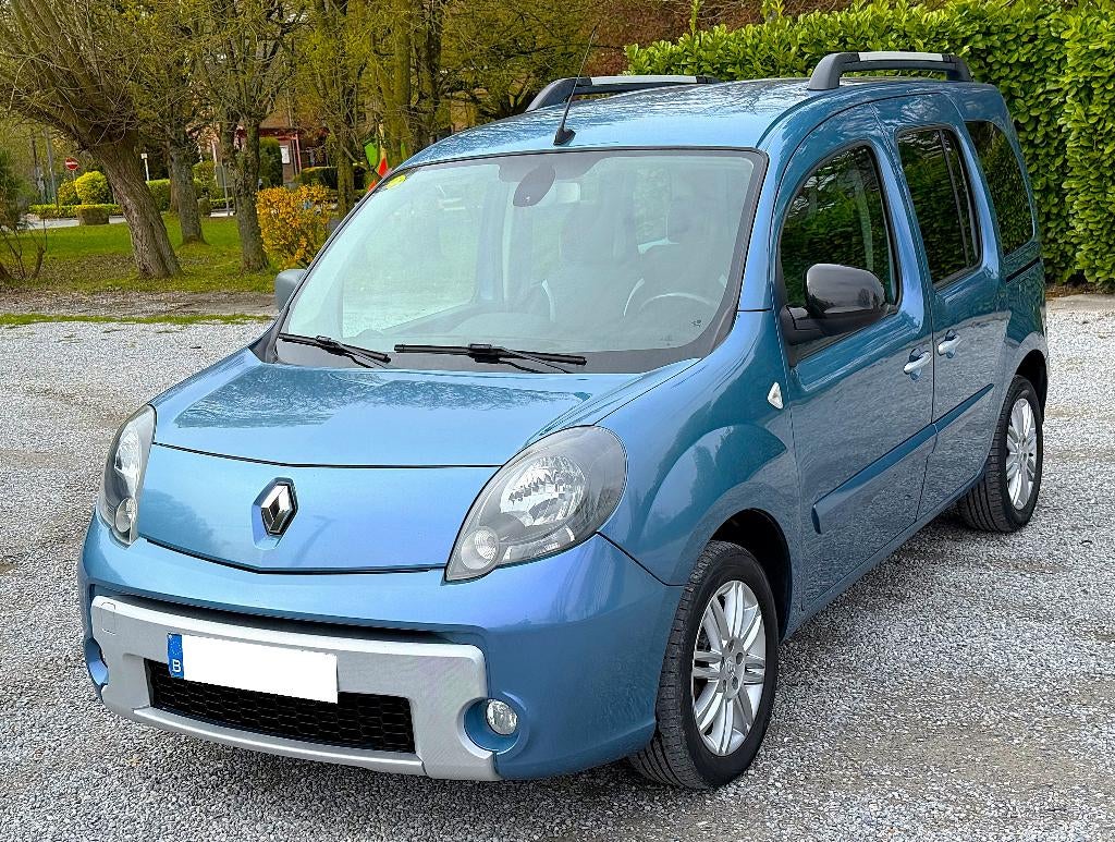 Renault Kangoo 1.5 dCi GPS Cruise Keuring OK Zeer schoon !, Auto's, Voorwielaandrijving, 4 cilinders, Blauw, 80 kW