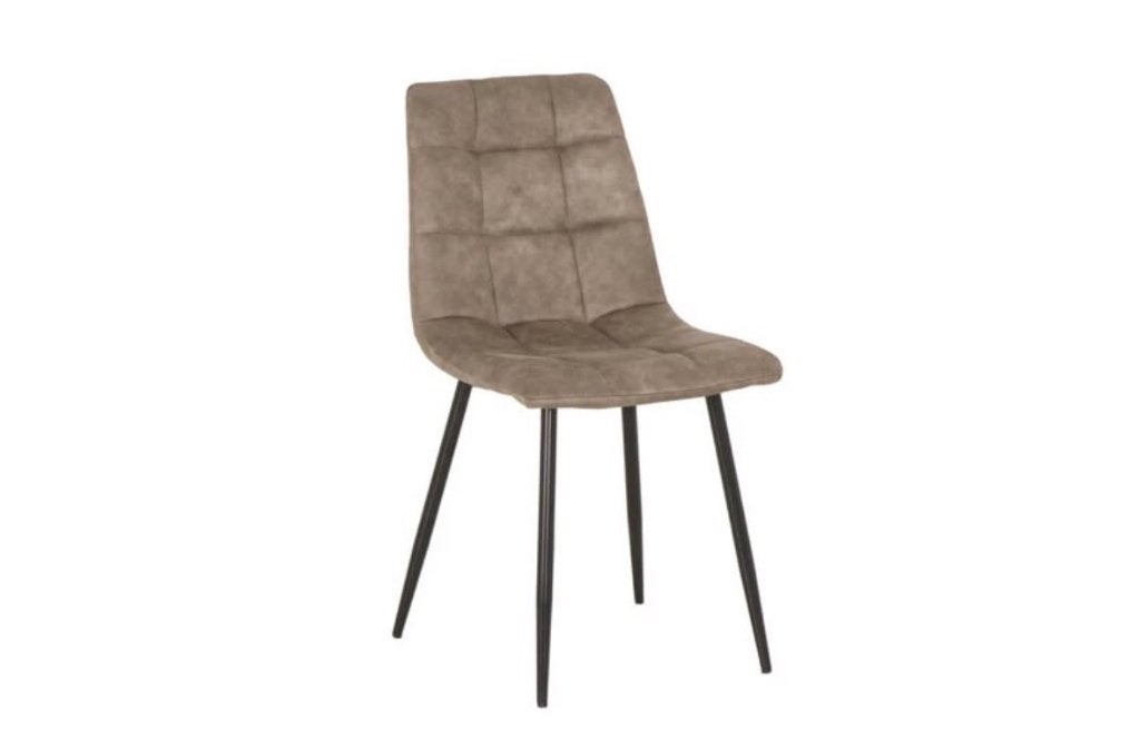 Taupe stoelen, Huis en Inrichting, Stoelen, Ophalen, Zo goed als nieuw, Overige kleuren, Kunststof
