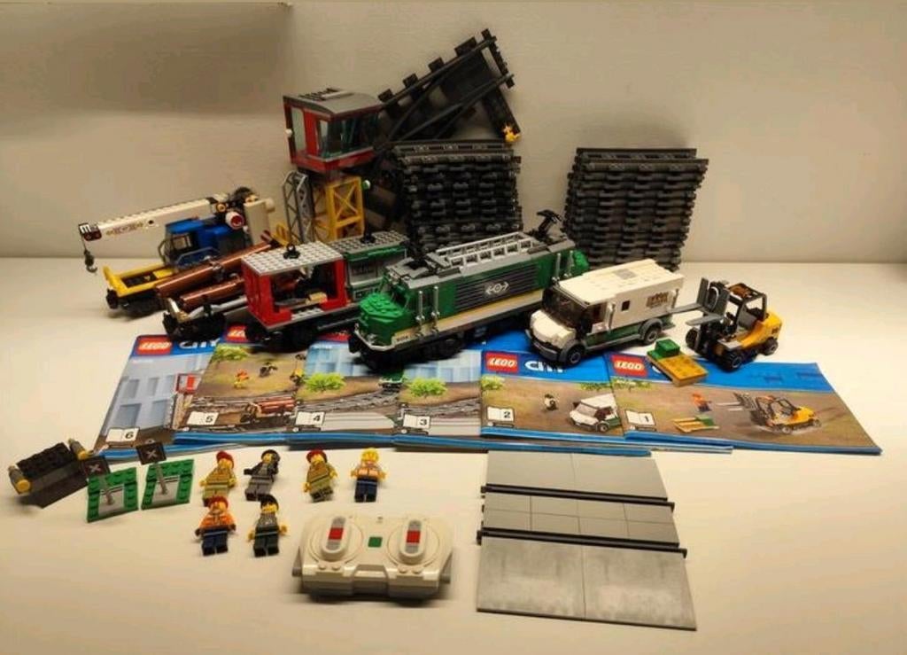 Lego 60198 (manque 4 lingots d'or) (4 courbes supplémentaire, Enlèvement ou Envoi, Lego