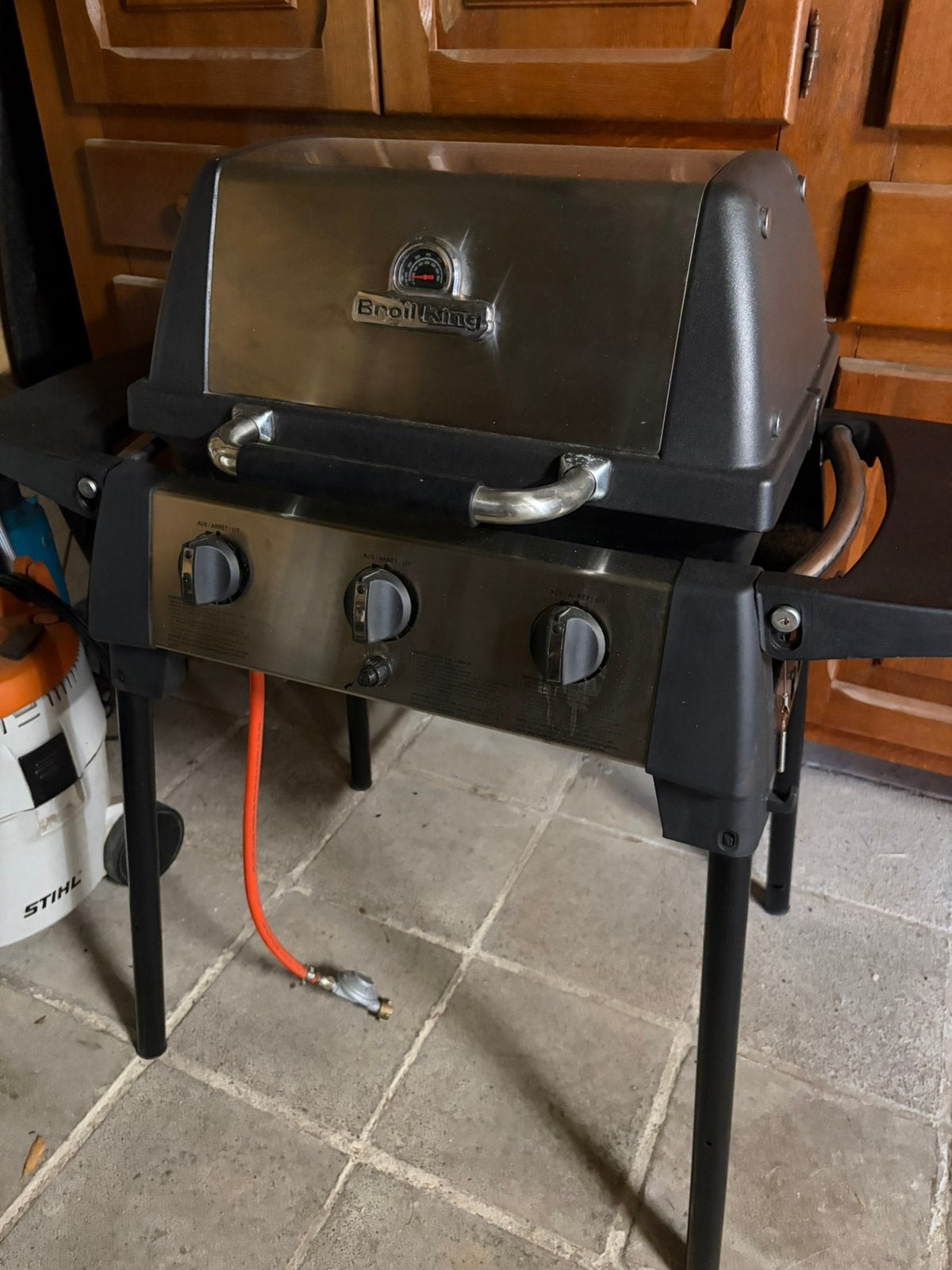 Barbecue Broul King, Enlèvement, Utilisé