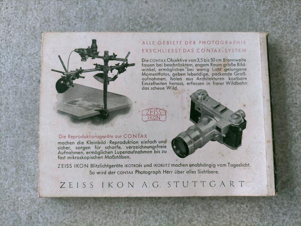 Contax brochure ancienne., Ophalen, Gebruikt, Overige Merken