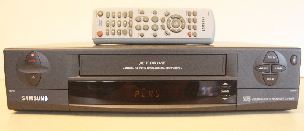 Samsung SV-60XK Videorecorder Met Afstandsbediening, Ophalen of Verzenden, Zo goed als nieuw, VHS-speler of -recorder