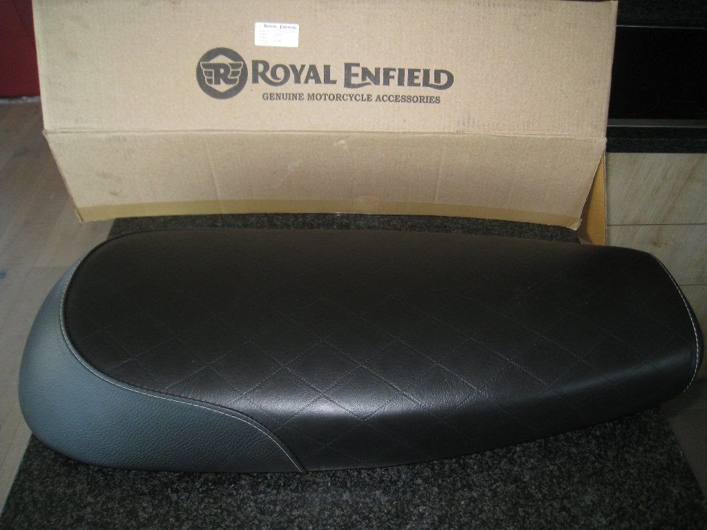 Selle confort Royal Enfield + combinaisons de pluie + sacs, Enlèvement, Comme neuf