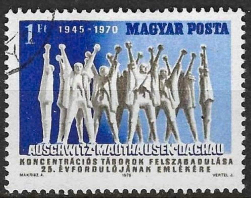 Hongarije 1970 - Yvert 2143 - Concentratiekampen (ST), Postzegels en Munten, Verzenden, Gestempeld
