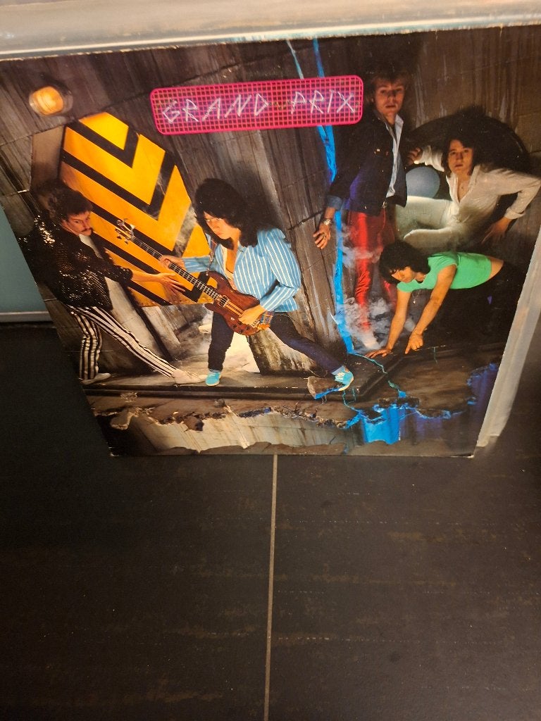 lp - grand prix - grand prix - vak 6, CD & DVD, Enlèvement ou Envoi, Comme neuf, Hard rock, Pochette photo