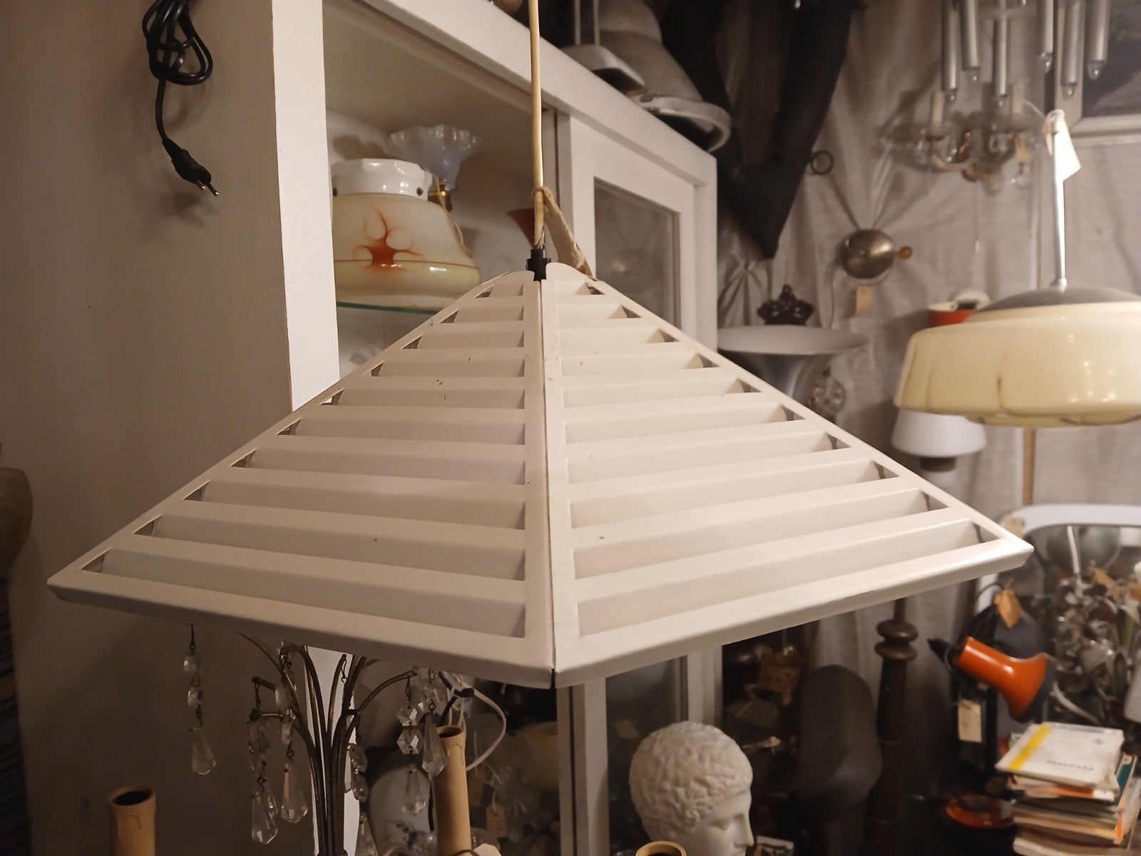 Grote collectie retro en vintage lampen, Antiek en Kunst, Ophalen