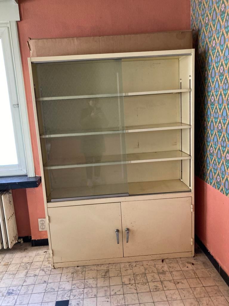 3 dokterskasten, Ophalen, Gebruikt, Glas