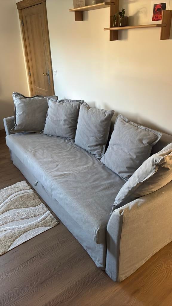 Slaapbank IKEA, Huis en Inrichting, Ophalen, Gebruikt, Grijs, Overige maten