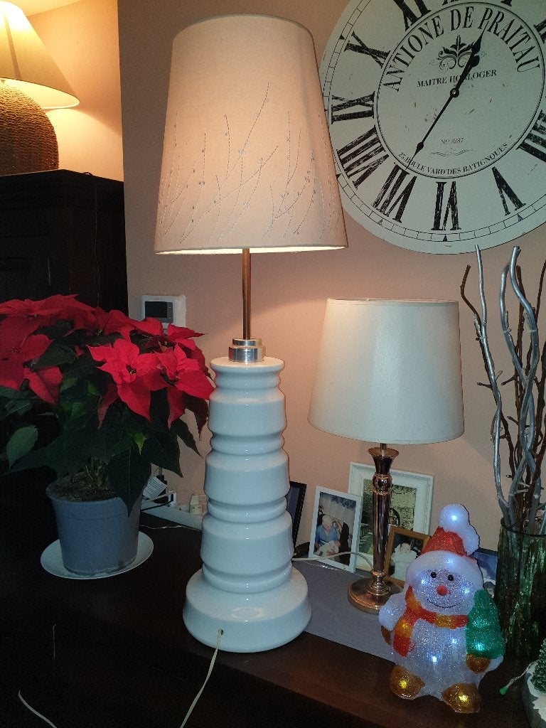 Prachtige Vintage Keramische Tafellamp - 104 cm., Ophalen, Gebruikt, Vintage