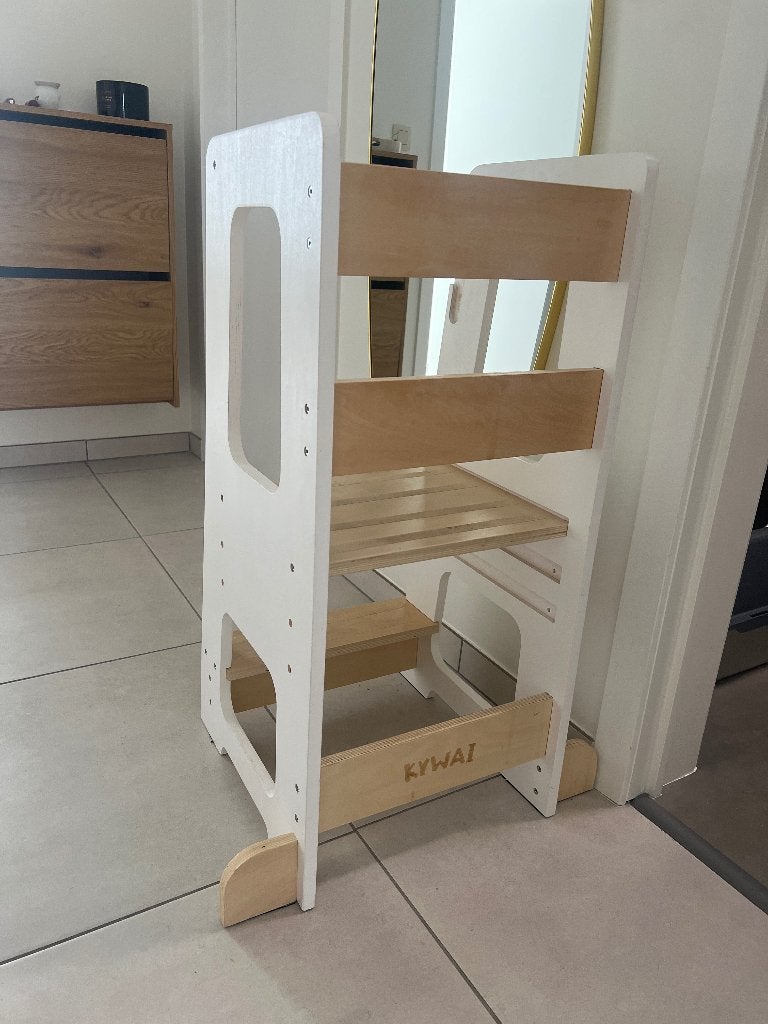Houten Montessori Leertoren / Kitchen Helper (verstelbaar), Ophalen, Zo goed als nieuw